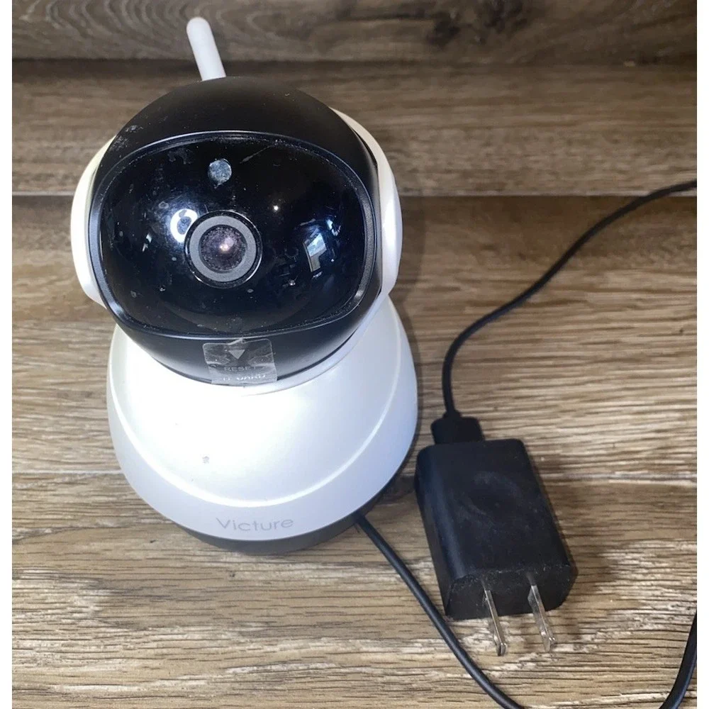 Victure PC530 White Wi-Fi 1080P Night Vision Baby Monitor Home Security Camera